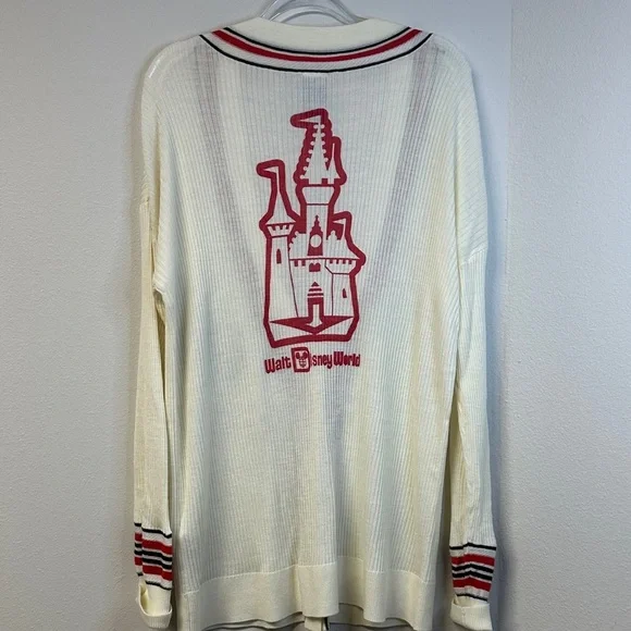 Walt Disney World 50 Anniversary Vault Collection Wool Blend Cardigan XL - Picture 6 of 10